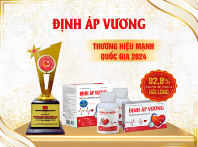 Bí quyết vàng cho người huyết áp cao được vinh danh TOP 10 Thương hiệu mạnh Quốc gia và 92,8% hài lòng